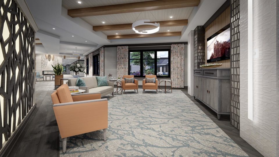 The Woodlands at Canterfield Memory Care Living Room