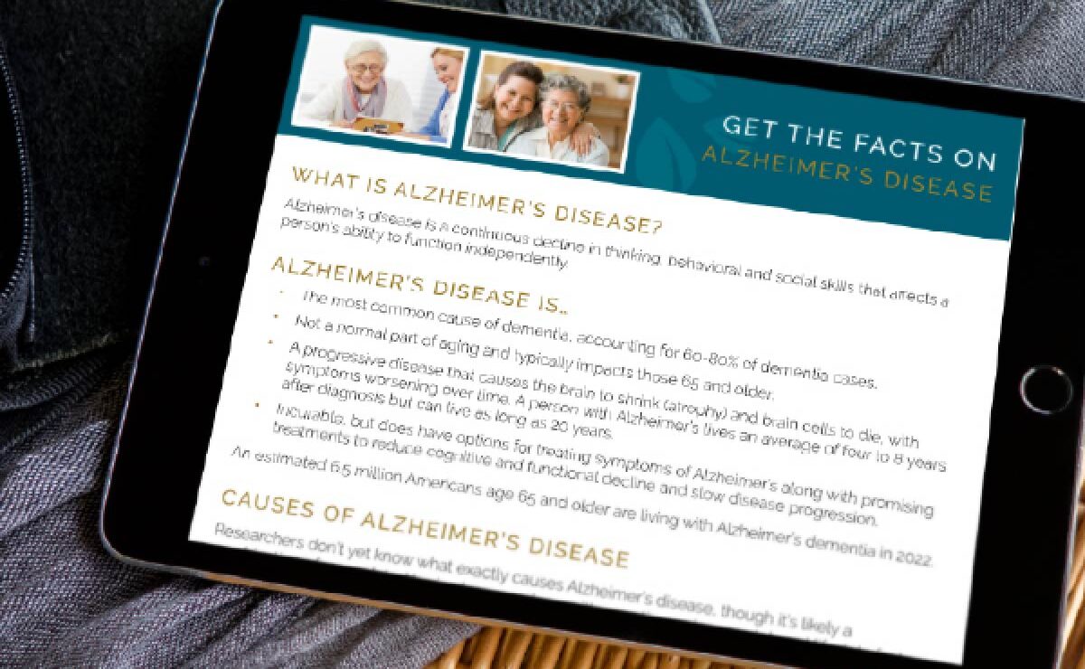 Download: Get the Facts on Alzheimer's Disease