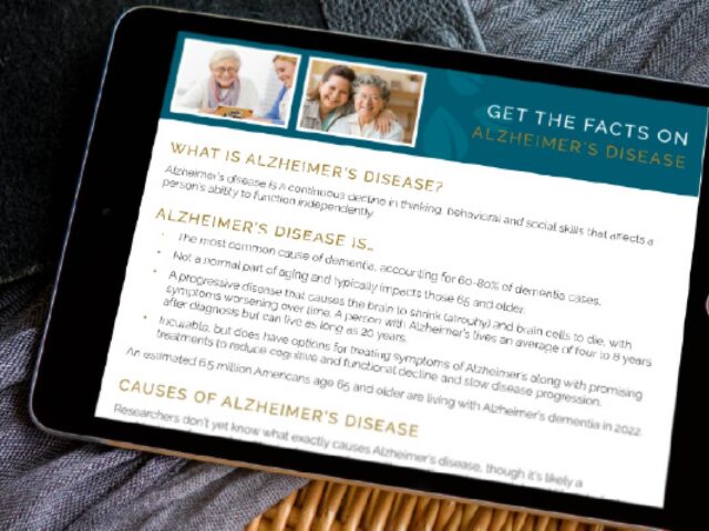 Download: Get the Facts on Alzheimer's Disease