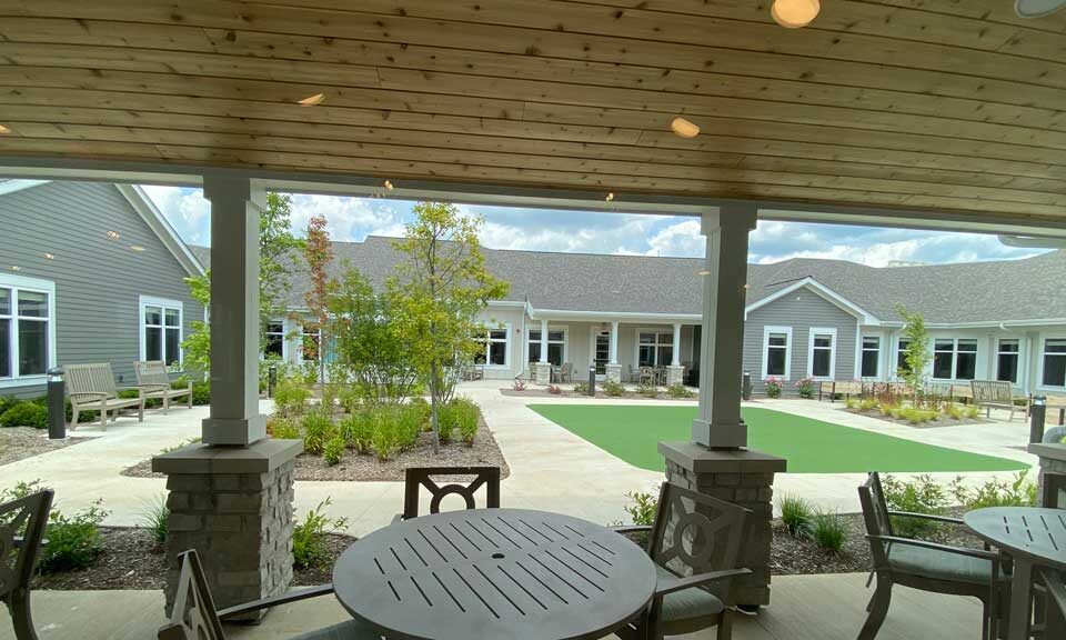 The Woodlands at Canterfield Memory Care Patio