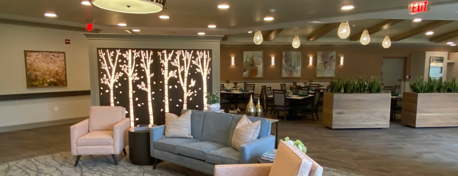 The Woodlands at Canterfield Lounge and dining area