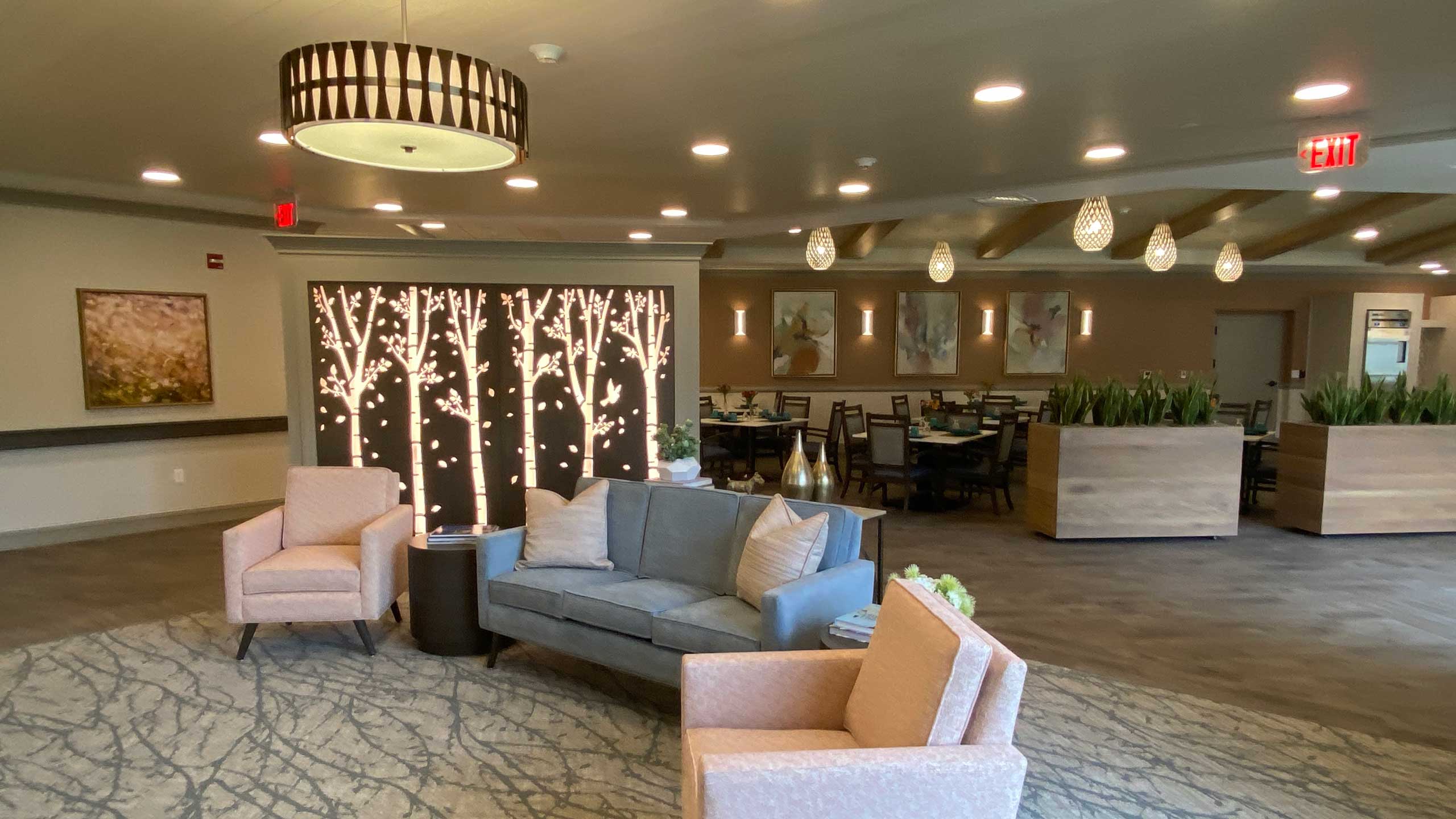 The Woodlands at Canterfield Lounge and dining area